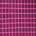 Square Checkered Pink Modern Rug, abs1501pnk