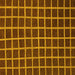 Square Machine Washable Checkered Yellow Modern Rug, wshabs1501yw