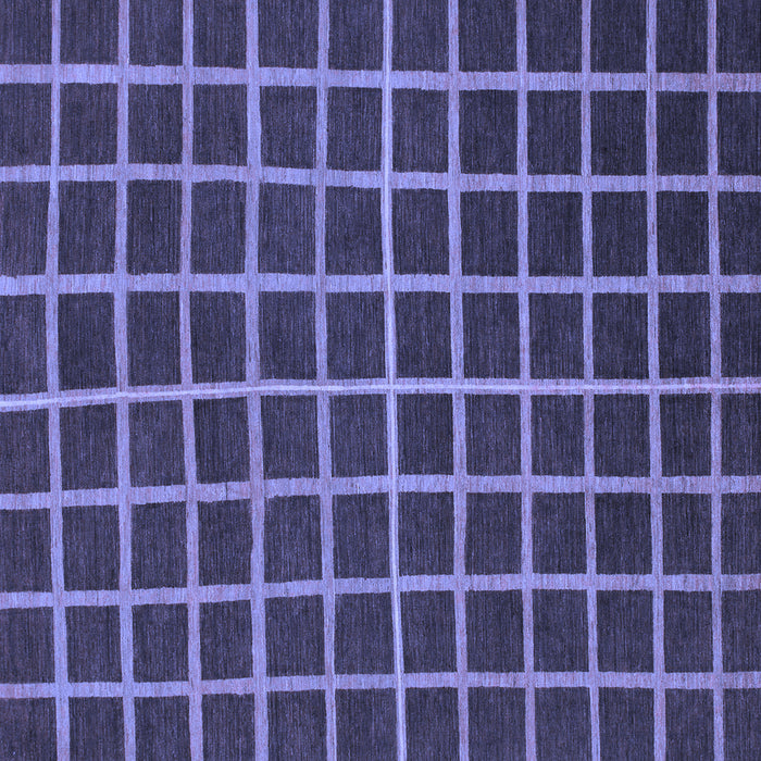 Square Checkered Blue Modern Rug, abs1501blu