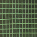 Square Machine Washable Checkered Turquoise Modern Area Rugs, wshabs1501turq