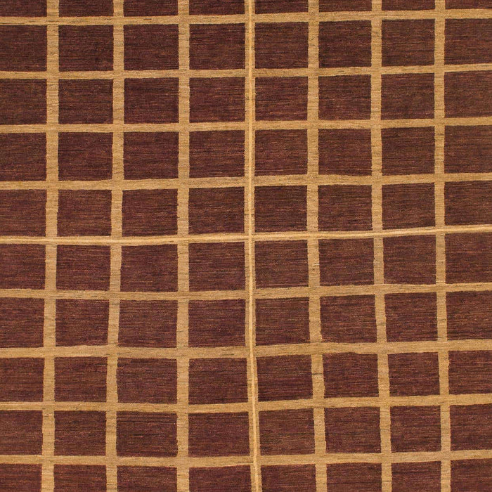 Machine Washable Abstract Saffron Red Rug, wshabs1501