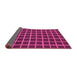 Sideview of Checkered Pink Modern Rug, abs1501pnk