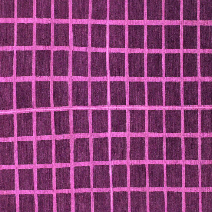 Square Checkered Purple Modern Rug, abs1501pur