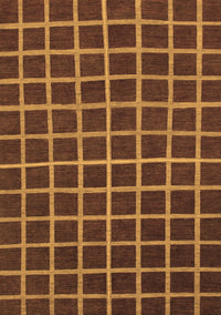 Checkered Brown Modern Rug, abs1501brn