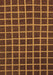 Checkered Brown Modern Rug, abs1501brn