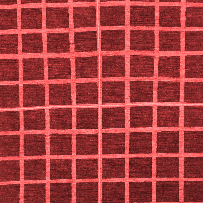 Checkered Red Modern Area Rugs