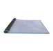 Sideview of Solid Blue Modern Rug, abs1502blu