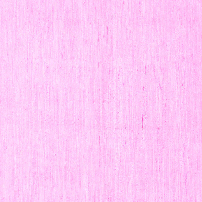 Square Machine Washable Solid Pink Modern Rug, wshabs1502pnk