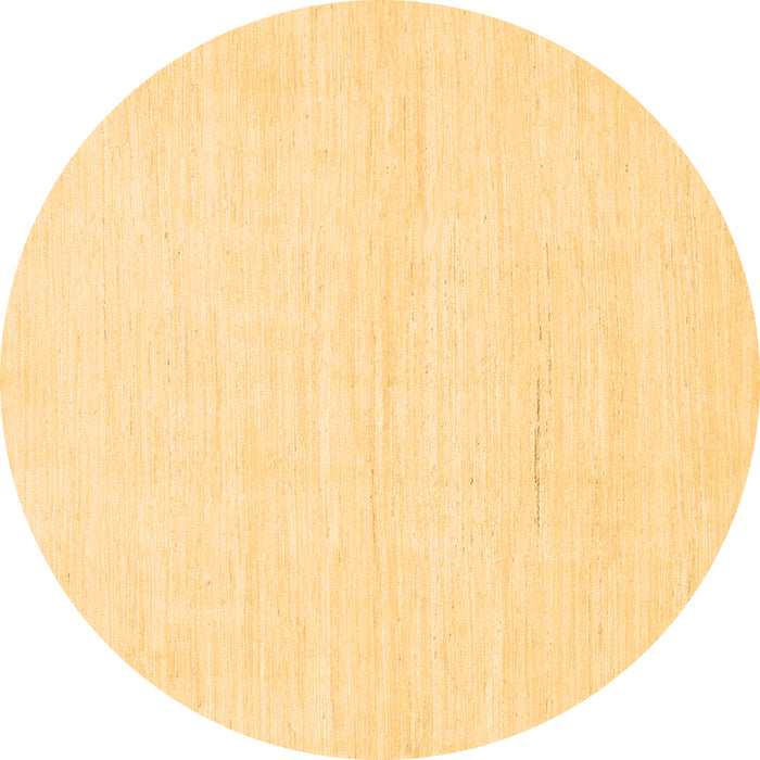 Round Solid Brown Modern Rug, abs1502brn