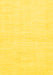 Machine Washable Solid Yellow Modern Rug, wshabs1502yw