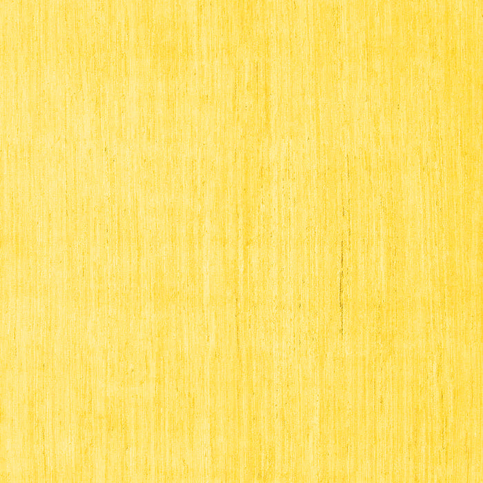 Square Solid Yellow Modern Rug, abs1502yw