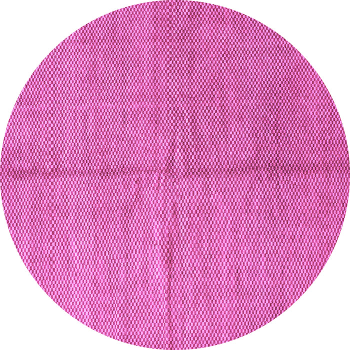 Round Machine Washable Abstract Purple Modern Area Rugs, wshabs1503pur