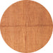 Round Abstract Brown Modern Rug, abs1503brn