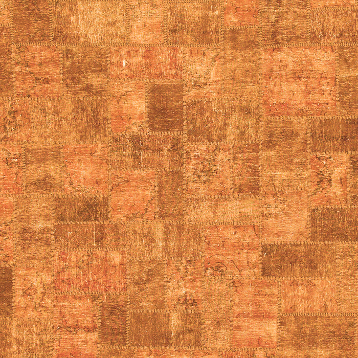 Patchwork Orange Transitional Rug, abs1504org