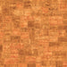 Square Patchwork Orange Transitional Rug, abs1504org