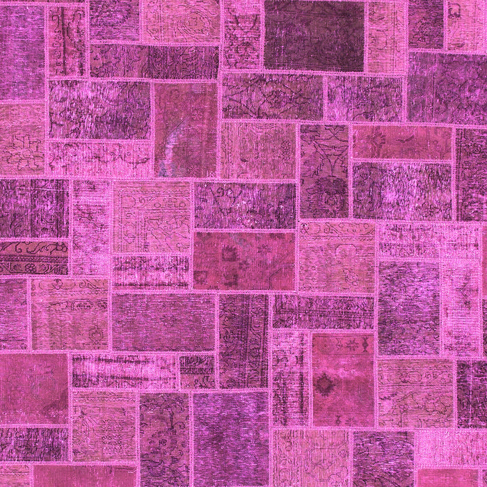 Patchwork Pink Transitional Rug, abs1505pnk