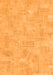 Machine Washable Abstract Orange Modern Area Rugs, wshabs1506org