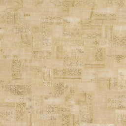 Square Abstract Yellow Modern Rug, abs1506