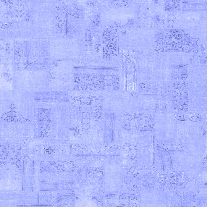 Machine Washable Abstract Blue Modern Rug, wshabs1506blu