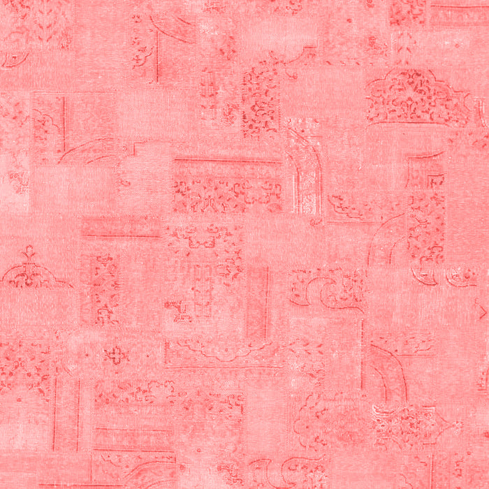 Machine Washable Abstract Red Modern Rug, wshabs1506red