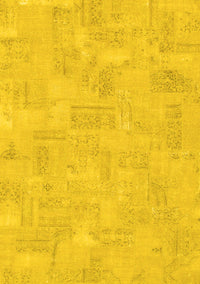 Abstract Yellow Modern Rug, abs1506yw