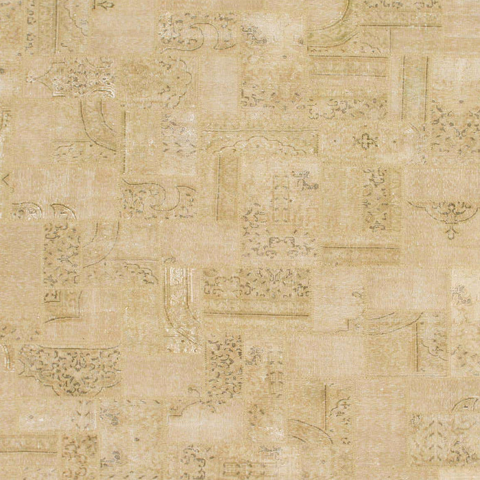 Machine Washable Abstract Yellow Rug, wshabs1506