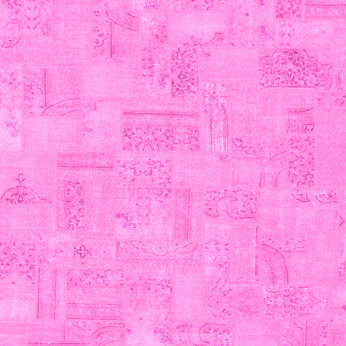 Machine Washable Abstract Pink Modern Rug, wshabs1506pnk