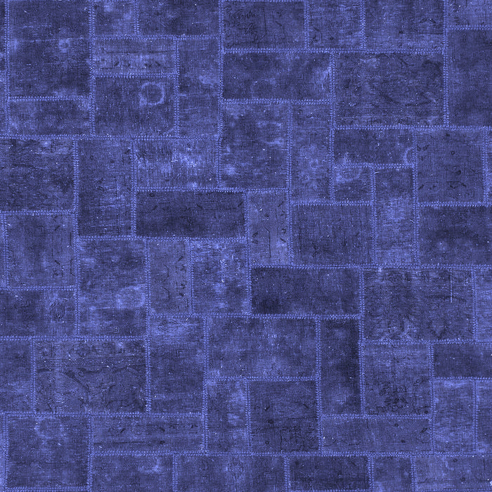 Machine Washable Persian Blue Bohemian Rug, wshabs1507blu