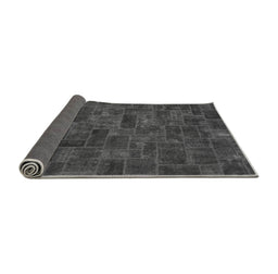 Sideview of Persian Gray Bohemian Rug, abs1507gry