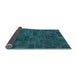 Sideview of Persian Light Blue Bohemian Rug, abs1507lblu