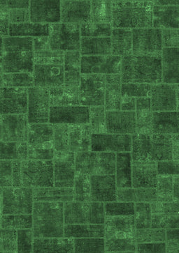 Persian Emerald Green Bohemian Rug, abs1507emgrn