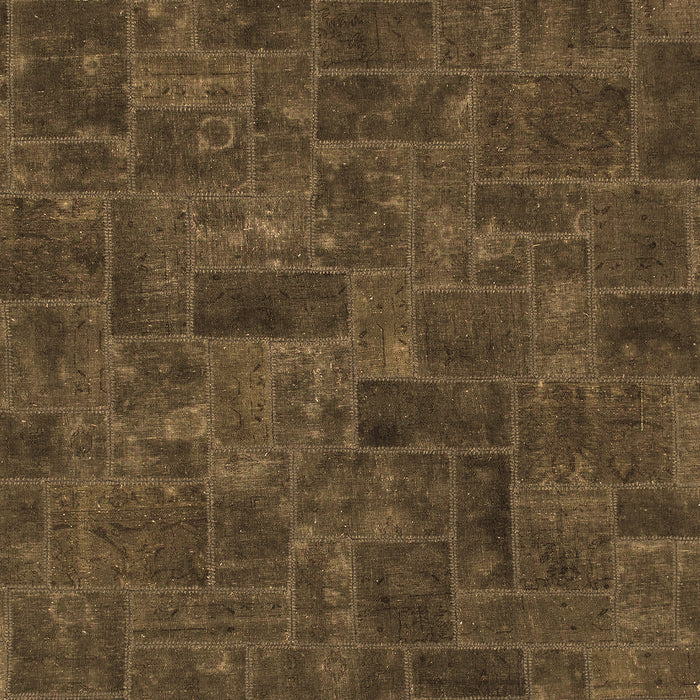 Machine Washable Persian Brown Bohemian Rug, wshabs1507brn