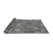 Sideview of Patchwork Gray Transitional Rug, abs1508gry