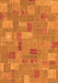 Machine Washable Patchwork Orange Transitional Area Rugs, wshabs1508org