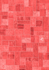 Patchwork Red Transitional Rug, abs1508red