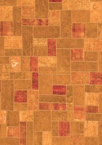 Patchwork Orange Transitional Rug, abs1508org