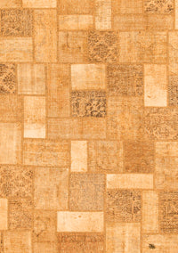 Patchwork Orange Transitional Rug, abs1509org