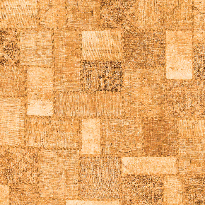 Patchwork Orange Transitional Rug, abs1509org