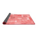 Patchwork Red Transitional Area Rugs