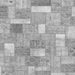 Square Patchwork Gray Transitional Rug, abs1509gry