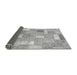 Sideview of Patchwork Gray Transitional Rug, abs1509gry