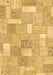 Patchwork Brown Transitional Rug, abs1509brn