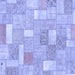 Square Patchwork Blue Transitional Rug, abs1509blu