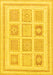 Abstract Yellow Modern Rug, abs150yw