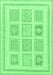 Machine Washable Abstract Emerald Green Modern Area Rugs, wshabs150emgrn