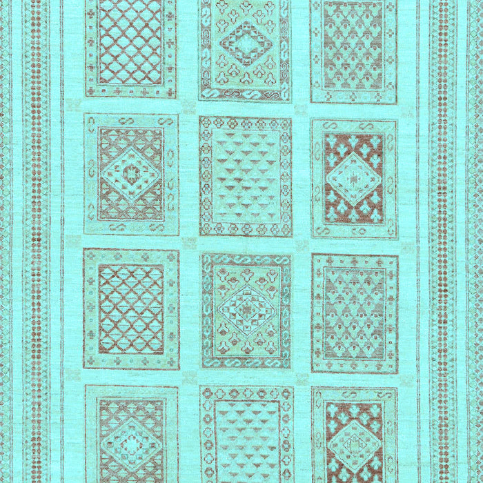 Machine Washable Abstract Light Blue Modern Rug, wshabs150lblu