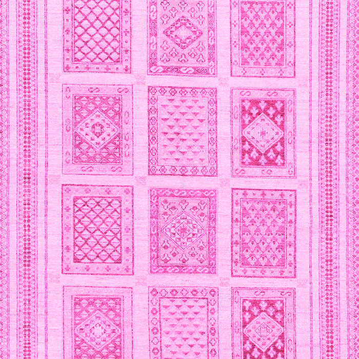 Machine Washable Abstract Pink Modern Rug, wshabs150pnk