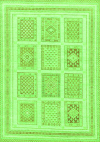 Abstract Green Modern Rug, abs150grn