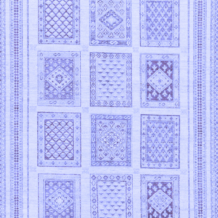 Machine Washable Abstract Blue Modern Rug, wshabs150blu