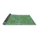 Sideview of Patchwork Light Blue Transitional Rug, abs1510lblu